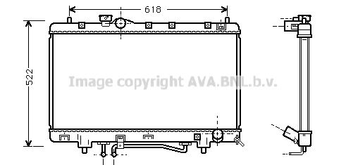 AVA QUALITY COOLING Радиатор, охлаждение двигателя TO2242